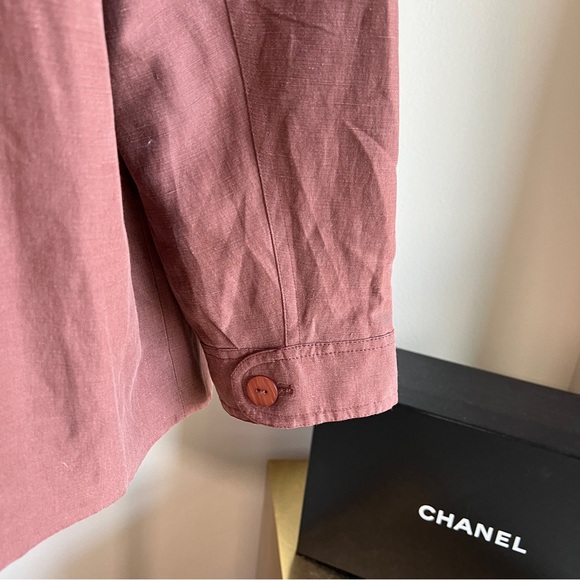 Vintage Bloomingdale’s chocolate Brown Blazer and Pant Suit - Picture 7 of 12